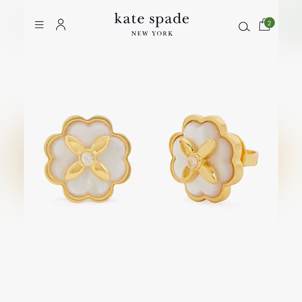 Kate Spade Heritage Bloom Studs ♠️🌸New In Box